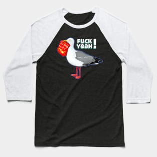 impudent seagull with chips Baseball T-Shirt